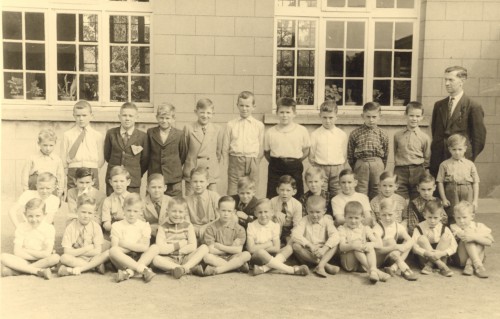 Orcq .be - Photos de classe d'Orcq - école des garçons 1955