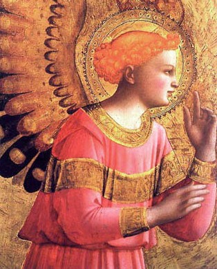 L’archange Gabriel peint par Fra Angelico
