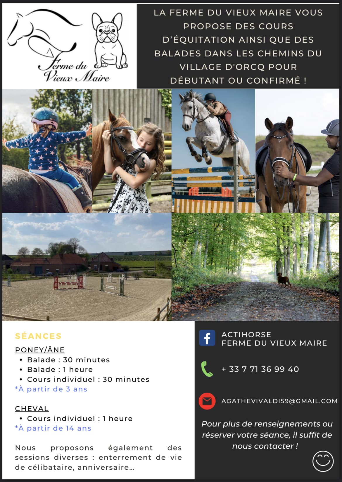 Orcq Ferme Du Vieux Maire - Actihorse - Centre équestre • ORCQ.be